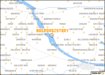 map of Bógpomóz Stary