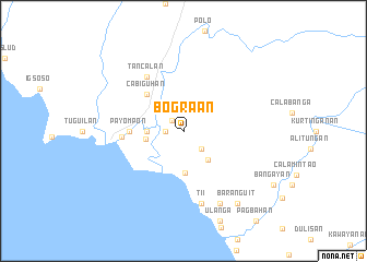 map of Bograan