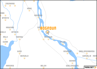 map of Bogroun