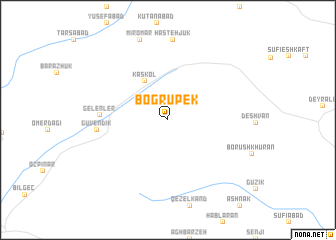 map of Böğrüpek