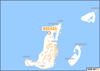 map of Bogsak