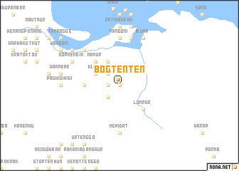 map of Bogtenten