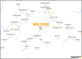 map of Bogtosan