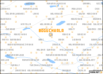 map of Boguchwała