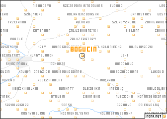 map of Bogucin