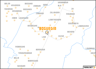 map of Boguédia