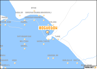 map of Bogué Dow