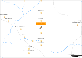 map of Bogué