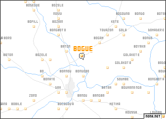 map of Bogue
