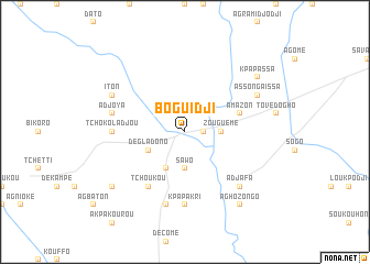 map of Boguidji