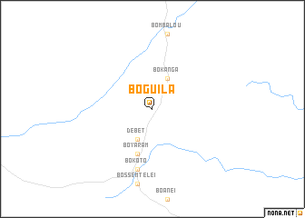 map of Boguila