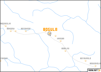 map of Bogula