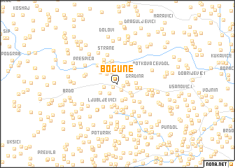 map of Bogune