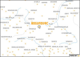 map of Bogunovac