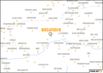 map of Bogunovo