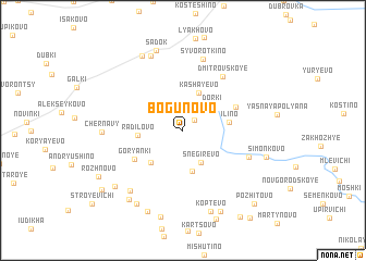 map of Bogunovo