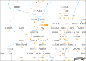 map of Bogun