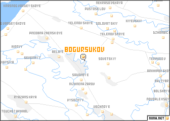 map of Bogursukov