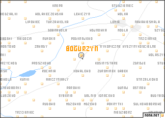 map of Bogurzyn