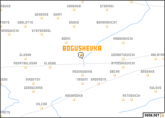 map of Bogushëvka