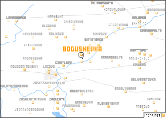 map of Bogushëvka