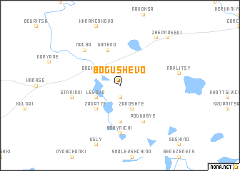 map of Bogushëvo
