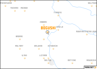 map of Bogushi