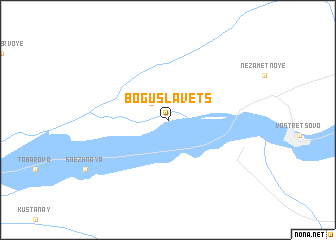 map of Boguslavets