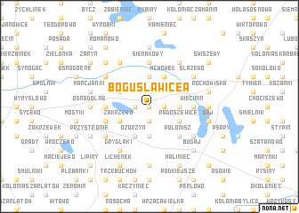 map of Bogusławice A