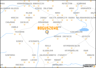 map of Boguszewo