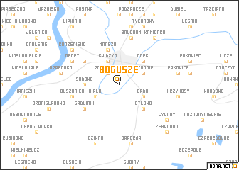 map of Bogusze