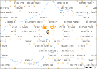 map of Bogusze