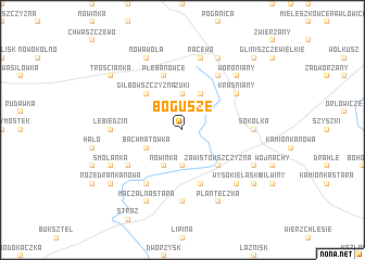 map of Bogusze