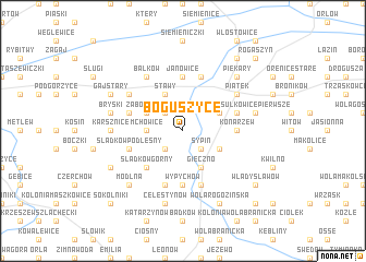 map of Boguszyce