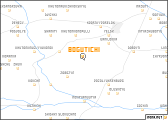 map of Bogutichi