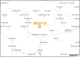 map of Bogutyn