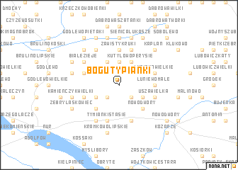 map of Boguty-Pianki