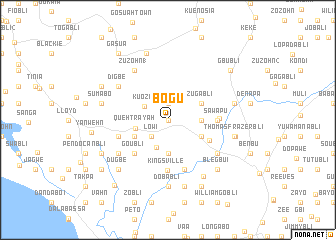 map of Bogu