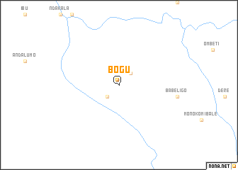 map of Bogu