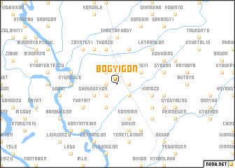 map of Bogyigon