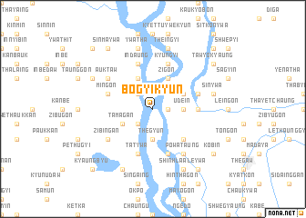 map of Bogyi-kyun