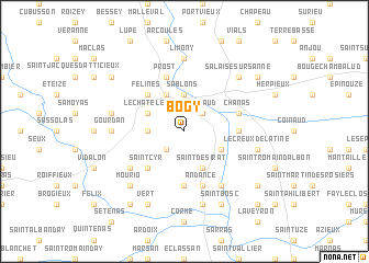 map of Bogy