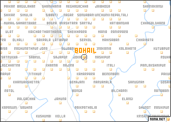 map of Bohāil