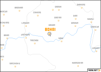 map of Bohai