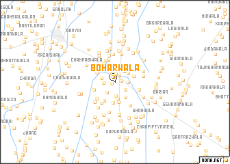 map of Bohārwāla