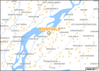 map of Boharwāla