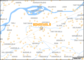 map of Boharwāla