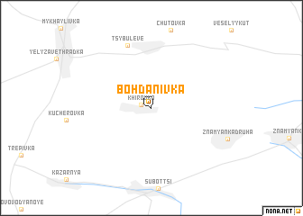 map of Bohdanivka