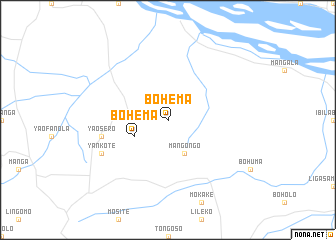 map of Bohema