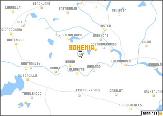 map of Bohemia